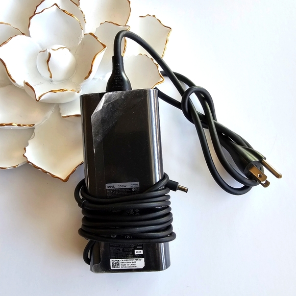 Genuine Dell 130W Laptop Charger AC Adapter HA130PM130, New Condition, No Box - Picture 3 of 5